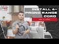 How to Install a 4 Prong Power Cord on an Electric Range