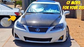 CARBON FIBER MODS on the 2IS | Project 2IS (2011 Lexus IS250) 2is Diffuser Install Project 2is 2011 Lexus Is250