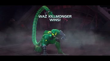 Scorpion burns Absorbing Man | AW Tier 2 | Node 53 | Stunning Reflection | Polka Dot Power | MCOC