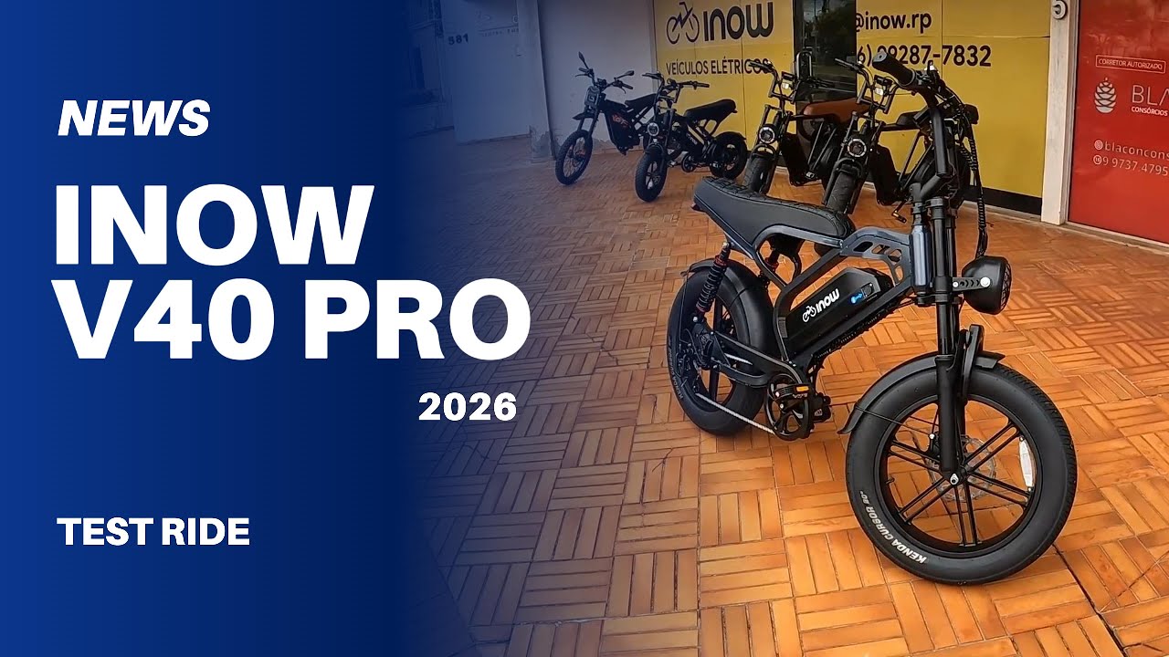 Inow V40 PRO 2026 - TEST RIDE | 1000W 48V 18Ah