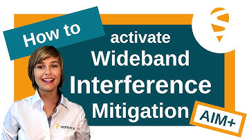 How to activate Wideband Interference Mitigation