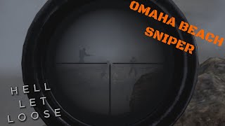 GERMAN SNIPER ON OMAHA | HELL LET LOOSE SNIPER GAMEPLAY screenshot 4