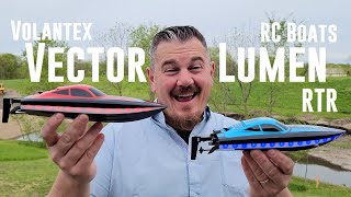 Volantex - Vector Lumen - RTR RC Pool Boats - Maiden Voyage on NEW Pond!!!