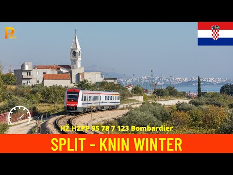 Cab Ride Split - Zagreb (Part 1) to Knin (Croatian Railways) train drivers view 4K