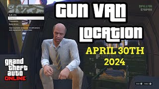 Gun Van Location Today | APRIL 30TH 2024 | GTA 5 ONLINE | RARE GUNS IN STOCK!!!!