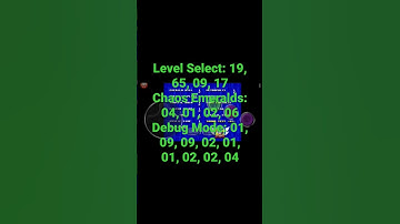 Sonic 2 Debug Mode Activation