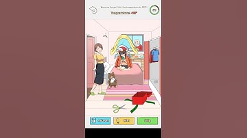 Tricky Mean   Brain puzzle   Level 17 Warm up the girl Get the temperature to 30 #gameplay #walkthro