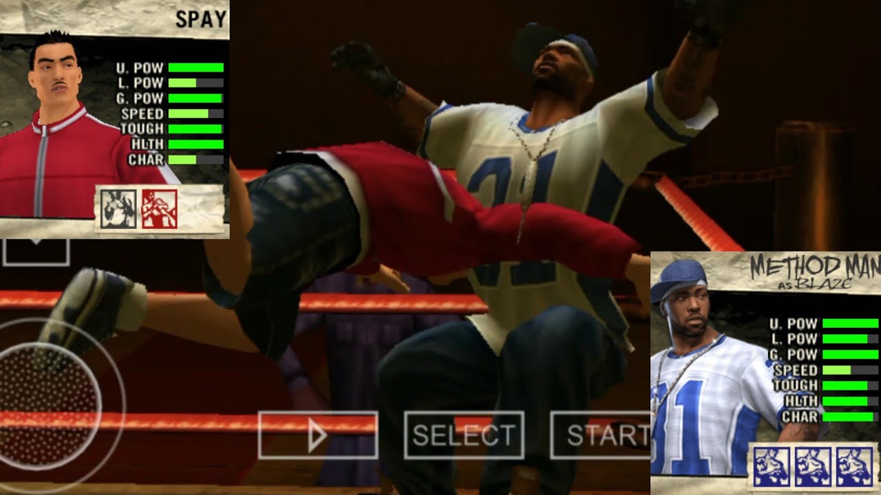 Def Jam Fight For NY The Takeover : Spay Vs Method Man (Blaze) Gameplay ...