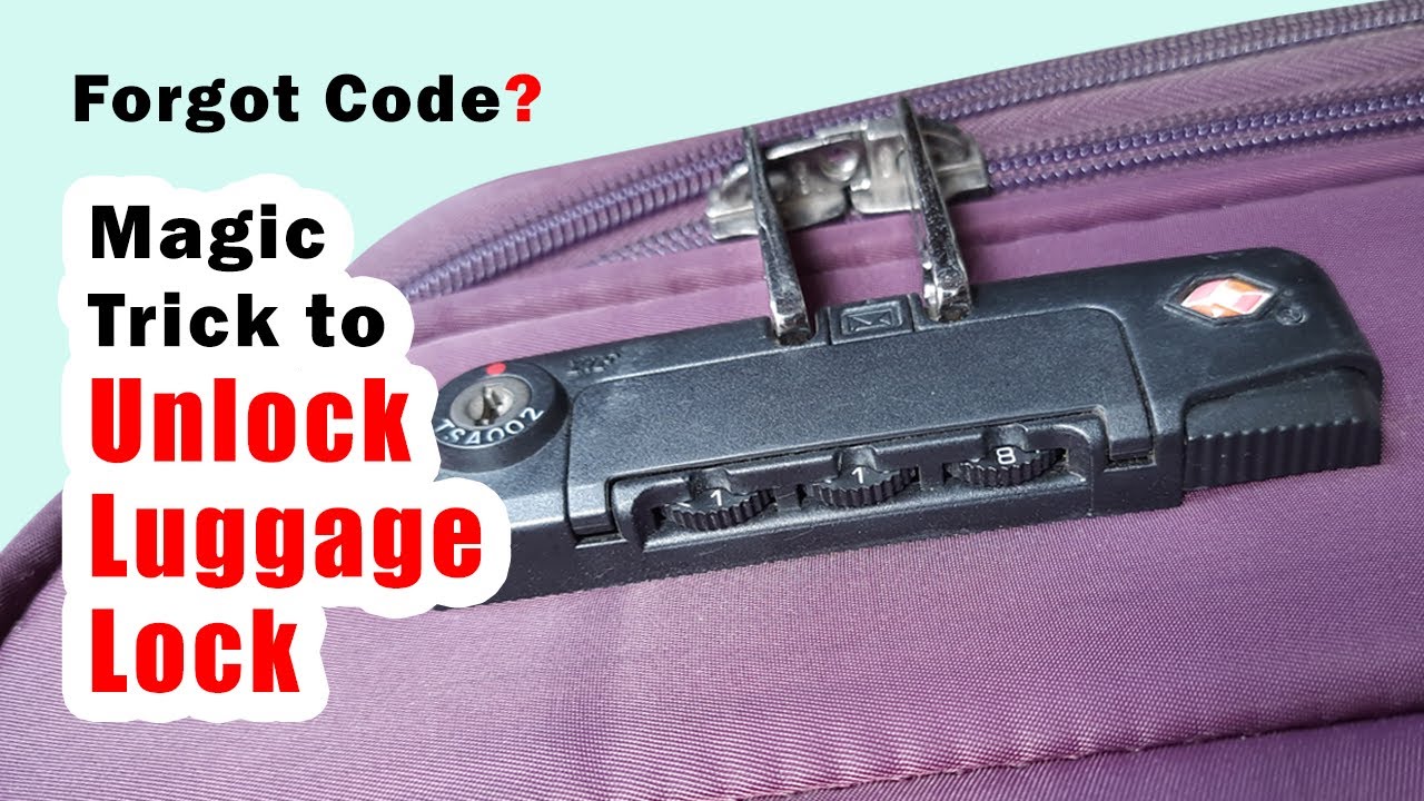 How To Solve Your Luggage Lockout - Caraballo Locksmith