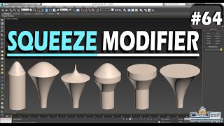 #64 || SQUEEZE MODIFIER || 3DS MAX FULL TUTORIAL FROM BASIC TO ADVANCE LEVEL ||