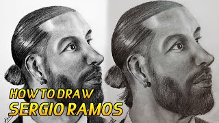 كيفية رسم سيرجيو راموس 2021 | How To Draw Sergio Ramos 2021