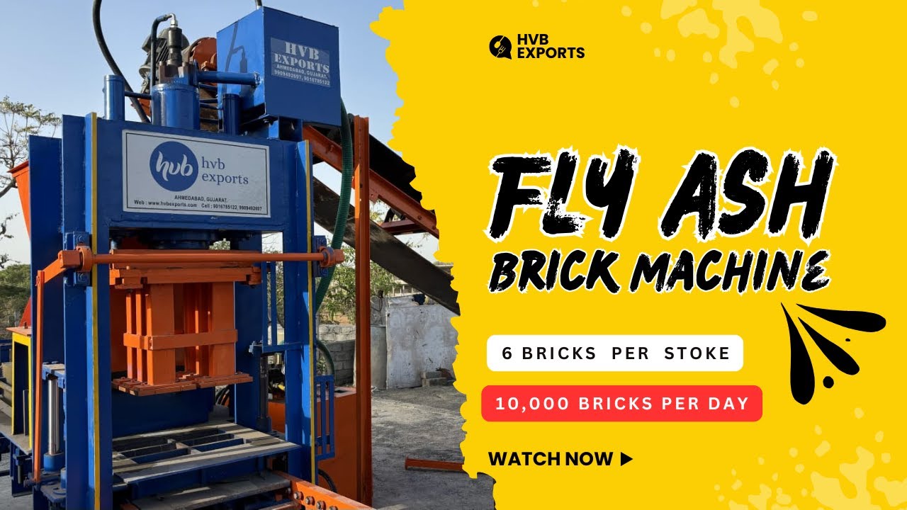 Revolutionize Construction with Automatic Hydraulic Concrete Block Making Machine by HVB Exports!