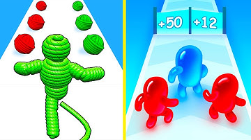Rope-man Run Vs Join Blob Clash 3d Walkthrough All Levels Gameplay Gk5462sw