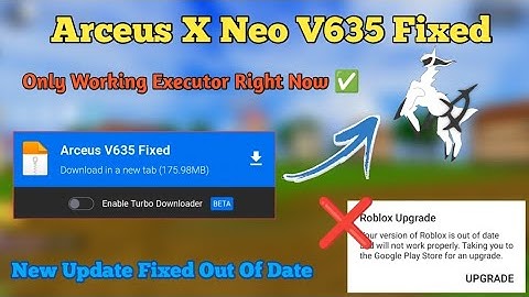 [Roblox] Arceus X Neo V635 Fixed | Only Working Executor Right Now Fixed Arceus | Best Free Executor
