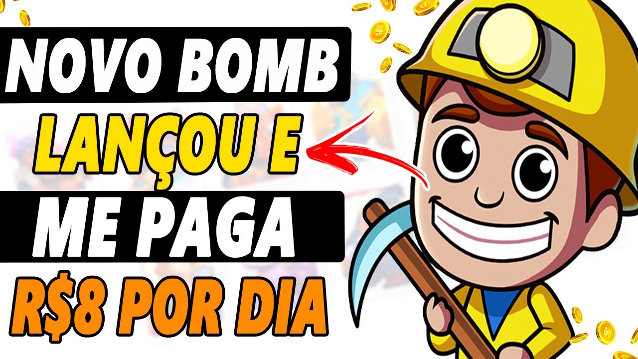 JOGO LANÇOU E ME PAGA R$8 NO DIA! Como GANHAR no BOMB BLOCK (Guia Completo)