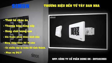 Công tắc ổ cắm Edenki, Simon Series k1 K3 V8