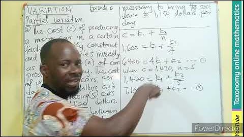 Partial Variation Question Solved || Episode 6 of the Variation Tutorial