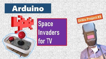 DiWa Arduino Project #3: Space Invaders for TV