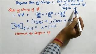 Scalar and Vector Point Function II Gradient of a Scalar Function [Numericals - Part 2]