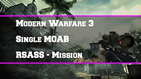 [MW3] RSASS ~ MOAB ~ Mission ~ Team Deathmatch ~ Call of Duty Modern Warfare 3 ~ Helios Gaming