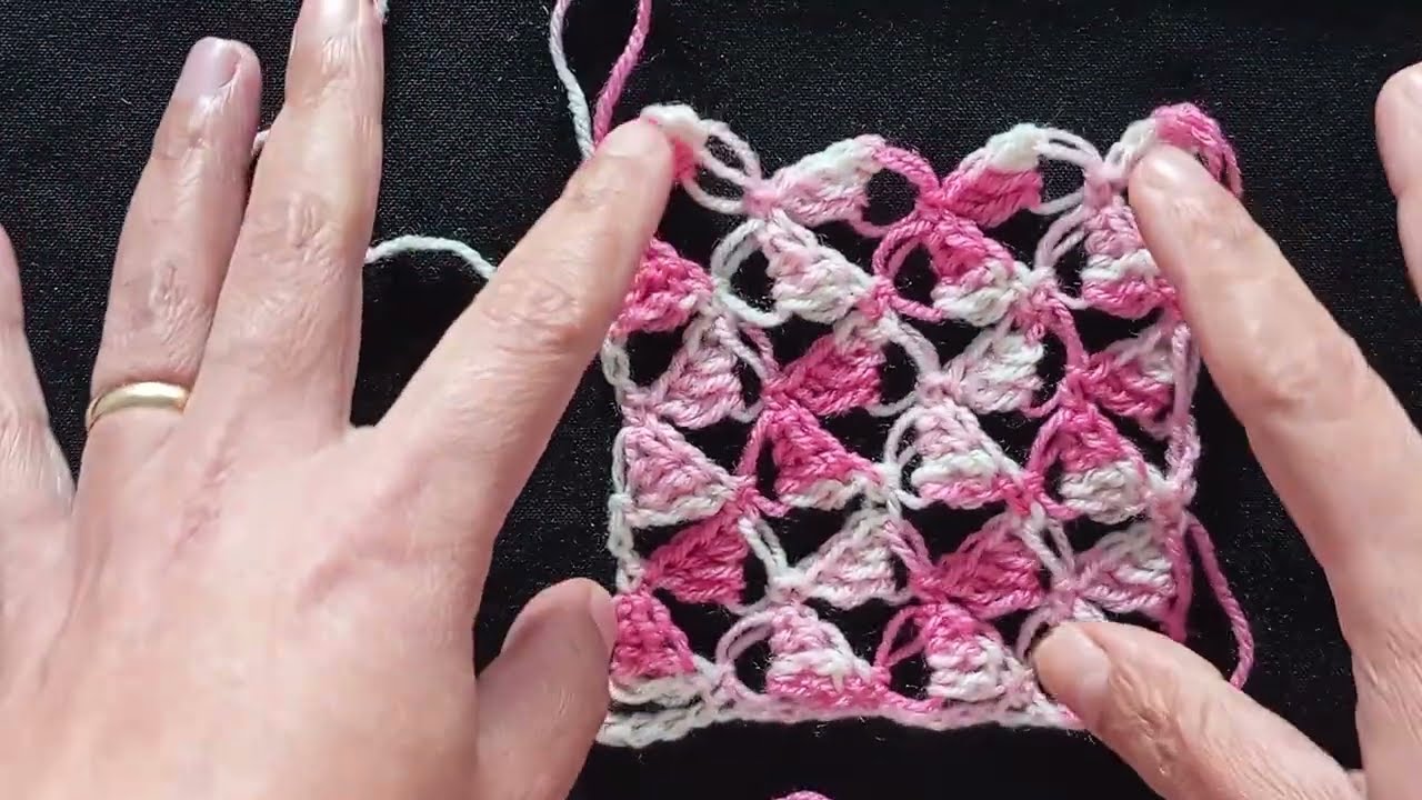 Amostra de Ponto de crochet - Por Francisca Madureira.