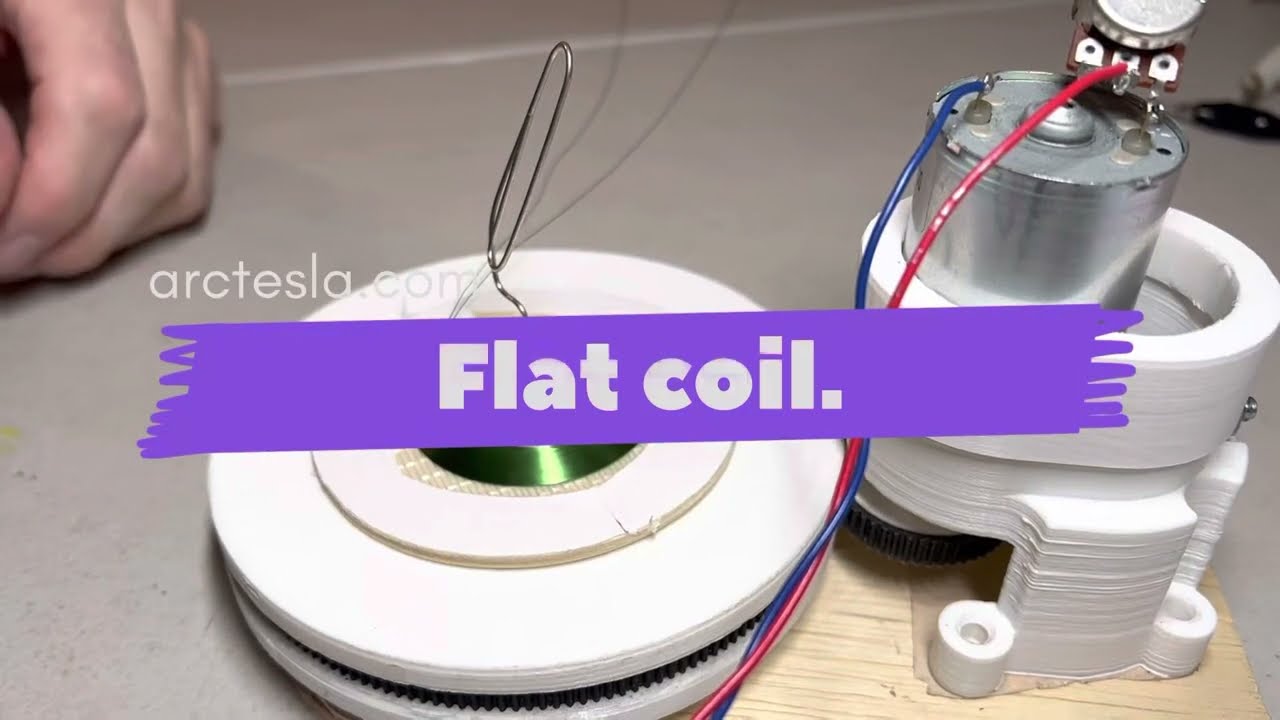 How to wind a flat coil. Как намотать плоскую катушку.