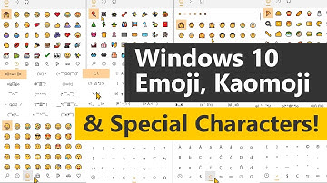 How to type Emoji, Kaomoji & Special Characters in Windows 10