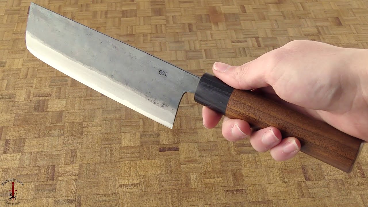 Couteau damassé Wusaki Fujiko 10Cr nakiri lame 17cm