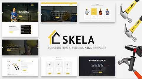 Skela - Construction & Building HTML Template | Themeforest Website Templates and Themes