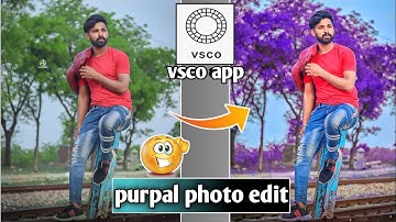Vsco photo editing!Vsco purpal tone photo editing!vsco app moody purpal!How to use vsco app in 2021