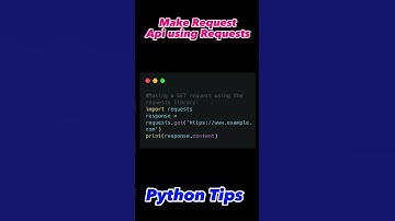 Make Request Api using Requests - Python Tips #shorts #ikh4ever #python