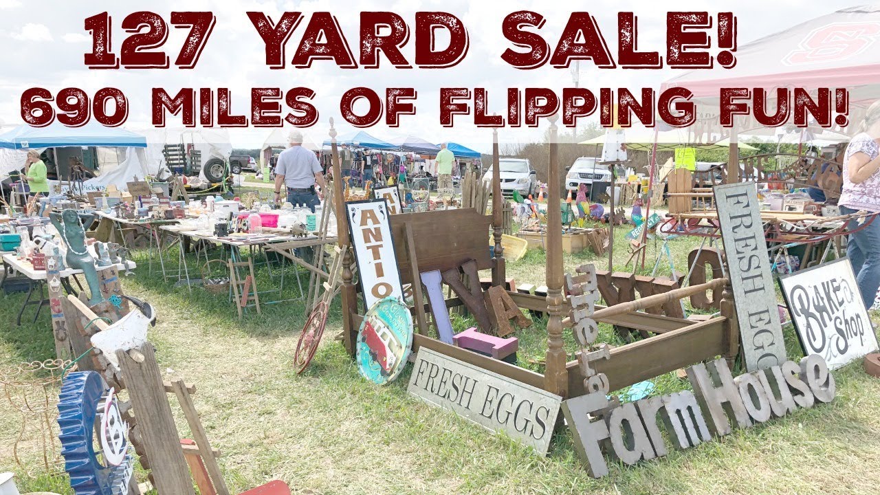 690 Miles Of Yard Sales!! YouTube