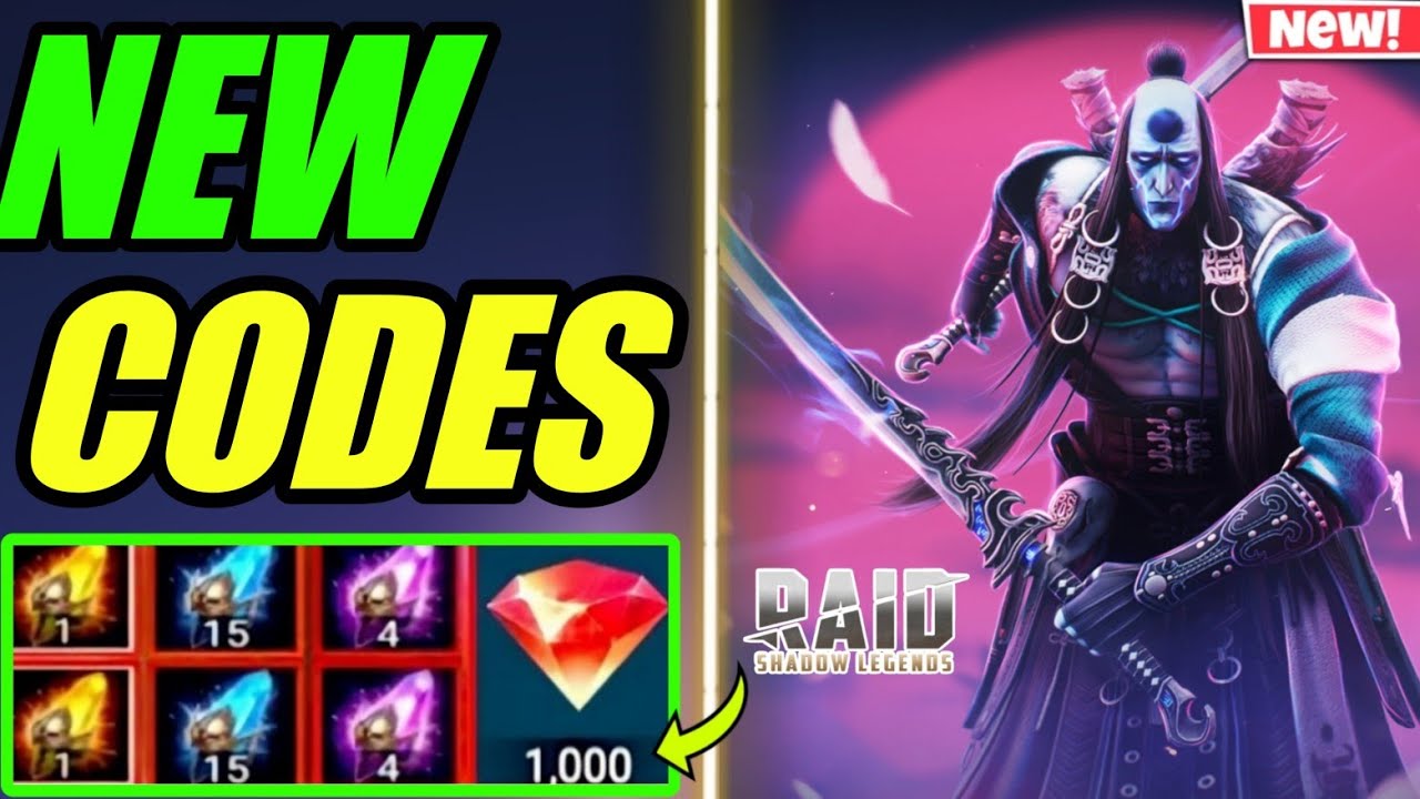 Raid shadow legends codes. Raid shadow legends codes