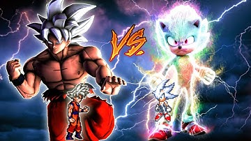 Goku DBS 3.5 OP(All Form) VS Super Sonic Chaos OP(All Form) in Jump Force Mugen