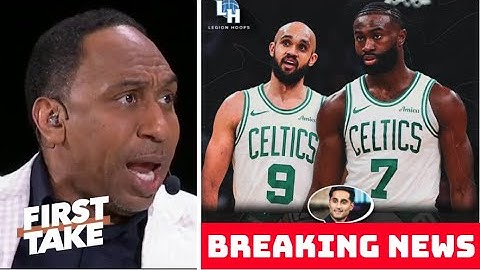 FIRST TAKE | Stephen A. reacts to NBA teams are ‘throwing crazy offers’ to Celtics for Brown & White