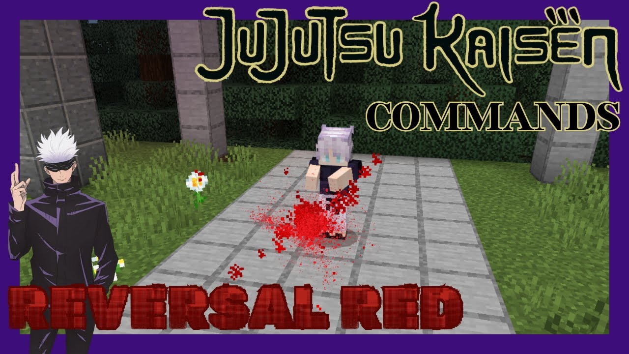 How To Make Gojo's Reversal Red From Jujutsu Kaisen | Minecraft Command ...