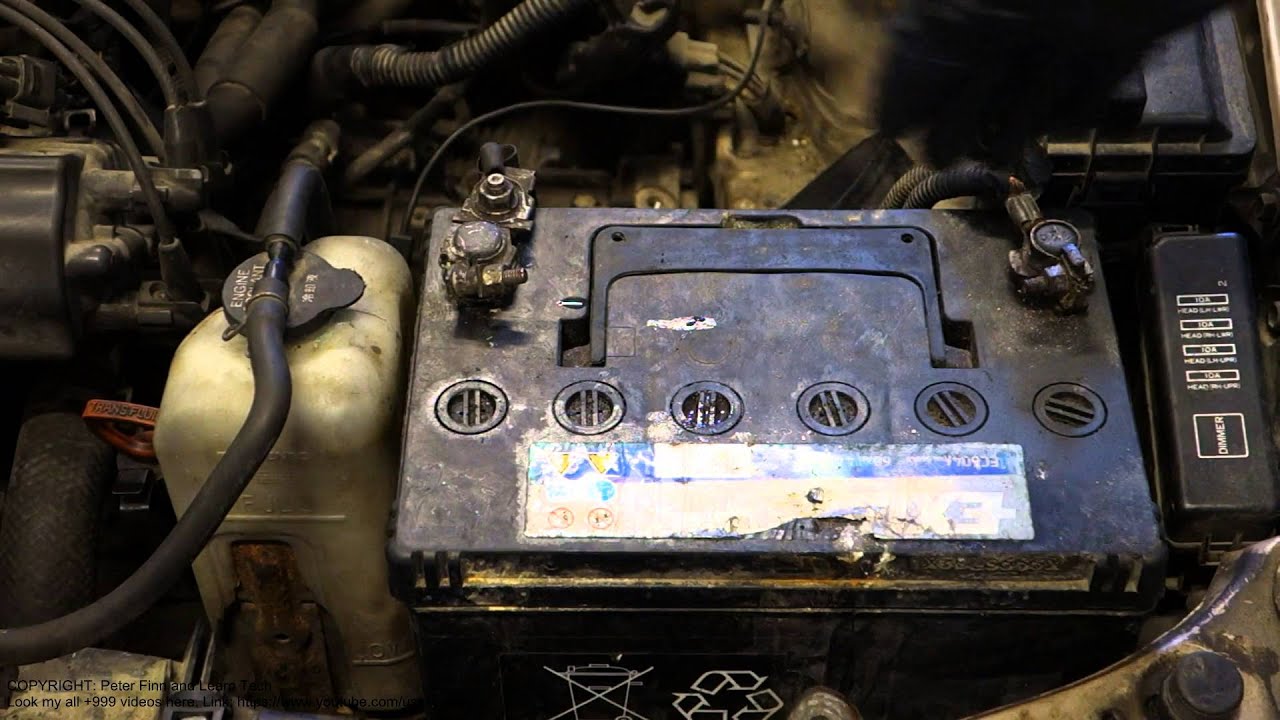 How to replace battery cover connector in Toyota Camry. Years 1992 to