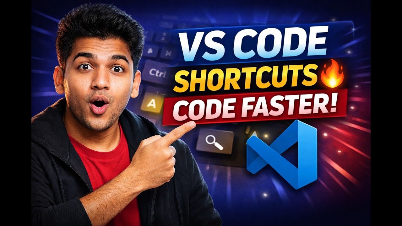 Master VS Code Shortcuts in Minutes | Boost Your Coding Speed 🚀 - YouTube