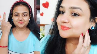 Bleach + Mini Facial/ Face Cleanup at home 🌺🌺 Bright Skin #shorts #youtubeshorts #shortvideoes