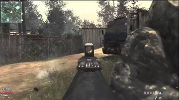 MW3 Spas-12 and AS50 Acog Carbine Multiplayer Gameplay- Call Of Duty Mordern Warfare 3