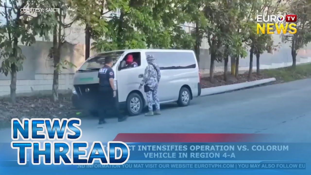 DOTr SAICT INTENSIFIES OPERATION VS COLORUM VEHICLE IN REGION 4A - YouTube