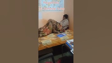 Polytechnic 1st semester exam preparation ✌️🤘🙄