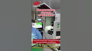 Thick Film Circuit Laser Trimming Machine Accurate Reliable and Efficient!#lasertrimming #thickfilm