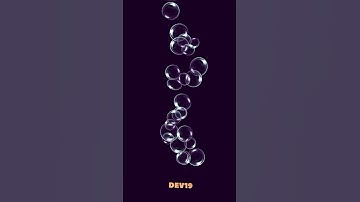 Bubbles 🫧 Animation using HTML CSS |  #coding #viral #trending #design #752 #css #html