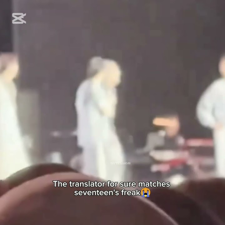The translator took classes from seventeen club!! #seventeen #mingyu #dokyeom