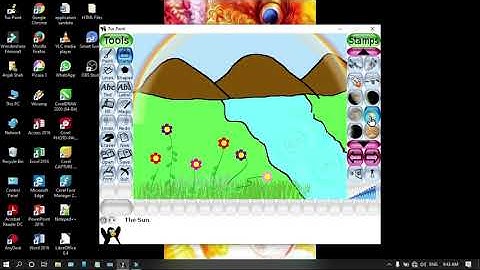 Tux Paint - How to Draw Scenery Picture