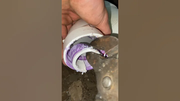 PVC Hub Surgery, With no Fitting Saver Tool! #shorts #plumbing #plumber #asmr #pvc