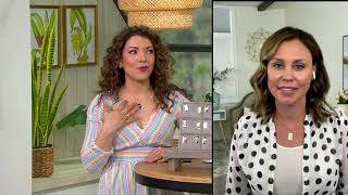 Diamonique Birth Flower Necklace Gift, Sterling Silver on QVC