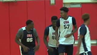No. 2 ranked player in 2018 Zion Williamson USA Basketball highlights