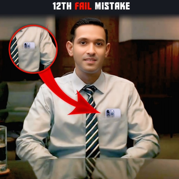 12th Fail Movie Amazing Mistake, 12th Fail Movie Breakdown. #shorts #12thfail #Moviemistake